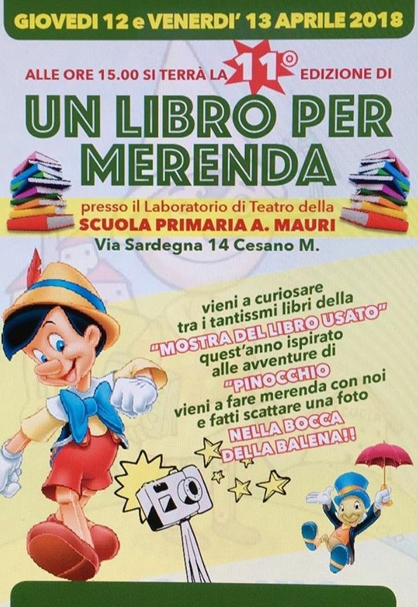 Locandina Un libro per merenda